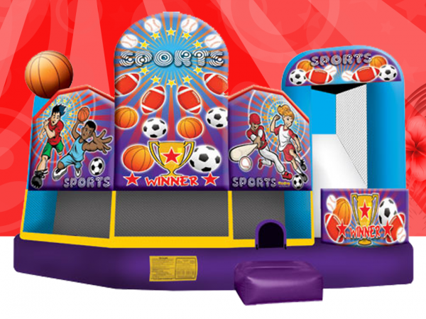 5-in-1 Sports Combo Bounce House